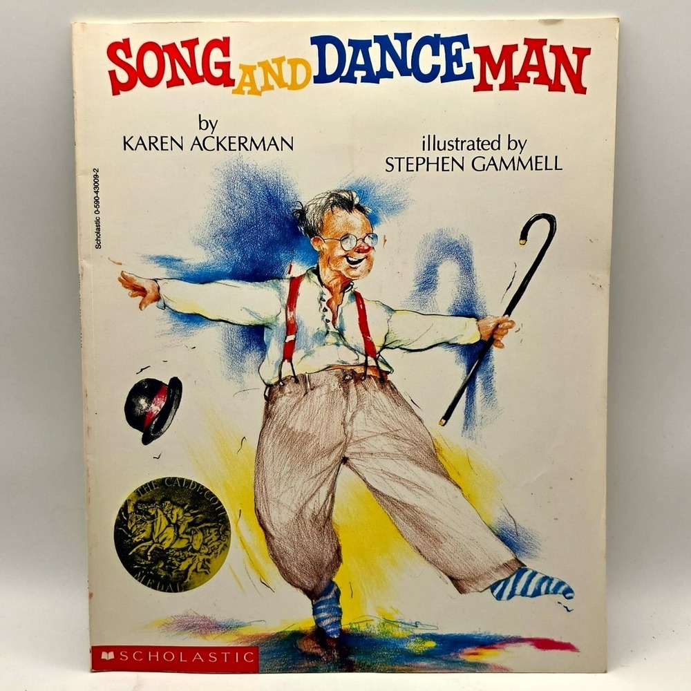 Song and Dance Man Karen Ackerman Stephen Gammell Scholastic Paperback Book